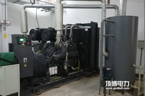 广西某物业服务有限公司400KW上柴发电机组售后回访