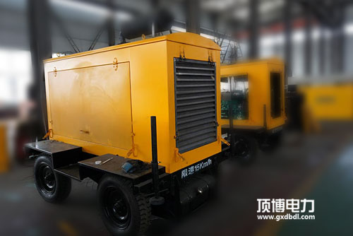 移动拖车式柴油发电机是不可缺少的电力生产设备