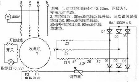 康明斯50千瓦发电机接线图