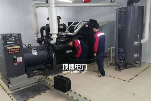 扶绥县港华污水处理有限公司300KW上柴发电机配上海科浦